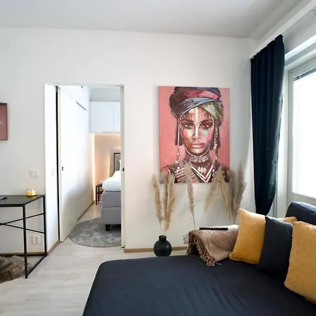 Huoneisto 1br - King Size Bed - Wi-fi - Sauna *
