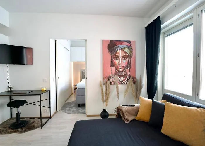 Appartement 1br - King Size Bed - Wi-fi - Sauna *