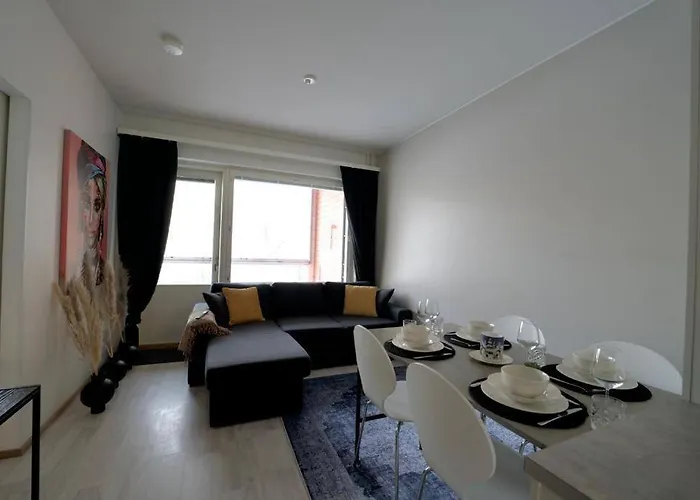 Appartement 1br - King Size Bed - Wi-fi - Sauna Rovaniemi